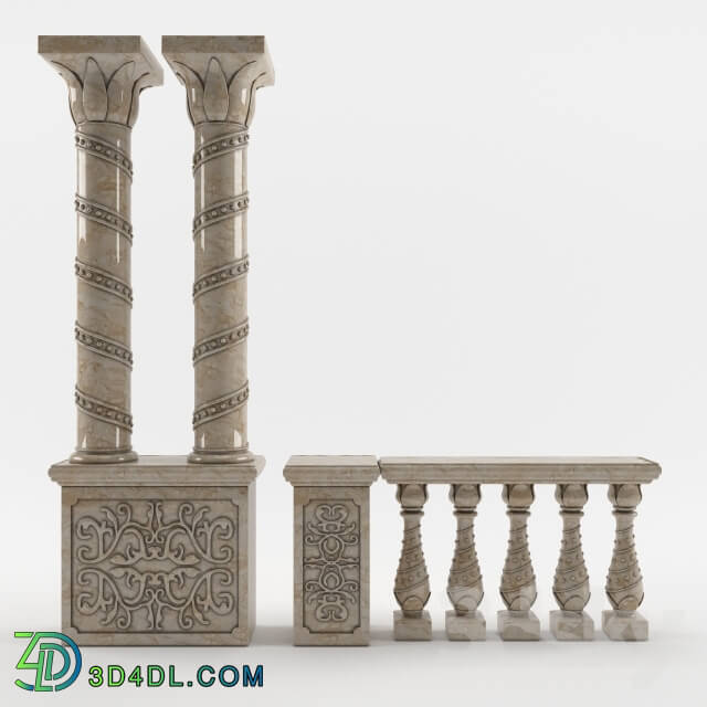 Column baluster Cupboard