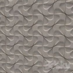 3D panel - Lithos design Virgola 