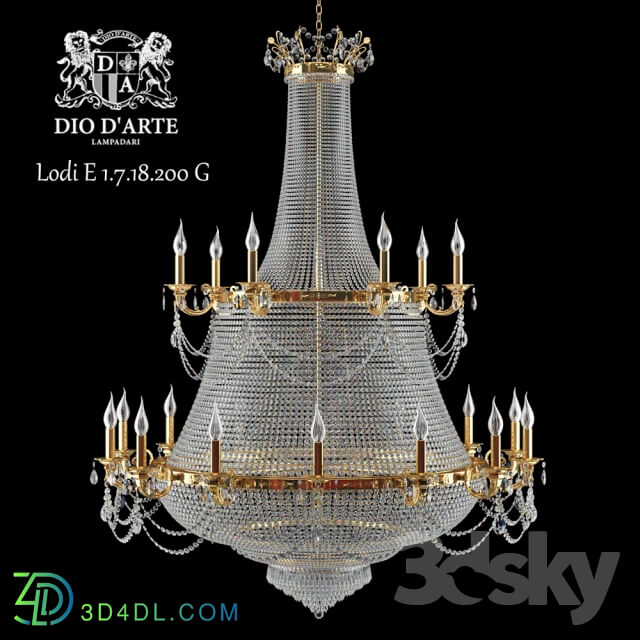 Chandelier Dio D 39 Arte Pendant light 3D Models