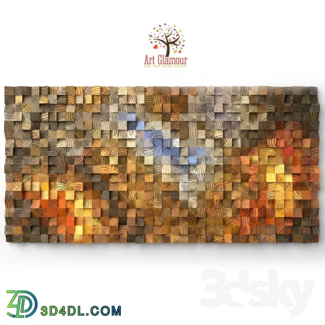 Other decorative objects - Wood Wall Art _quot_The Hell__39_s Gate_quot_