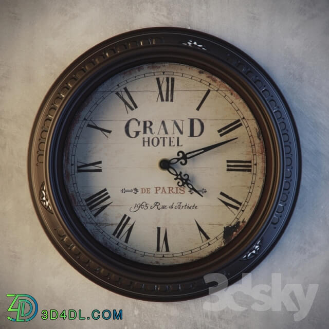 Other decorative objects Clocks Grand Hotel