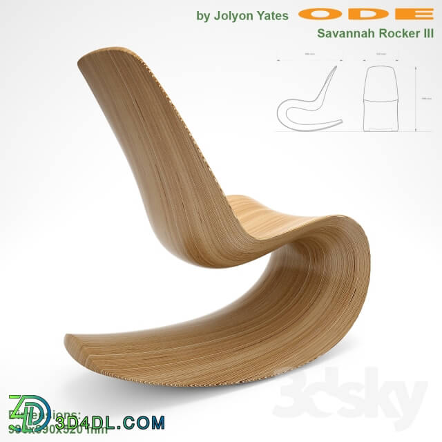 Chair - ODEChair Savannah Rocker III by Jolyon Yates