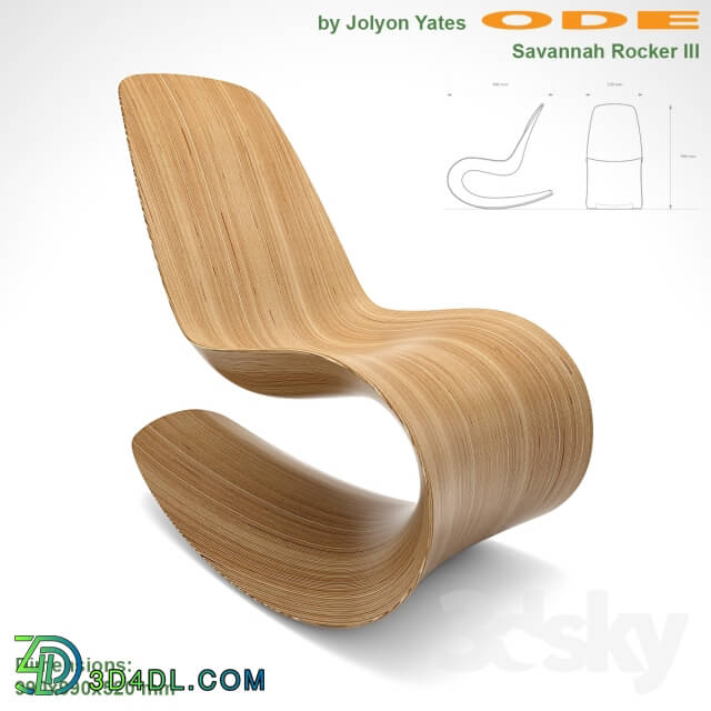 Chair - ODEChair Savannah Rocker III by Jolyon Yates