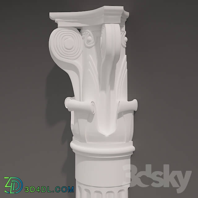 Decorative plaster - Antique Pilaster