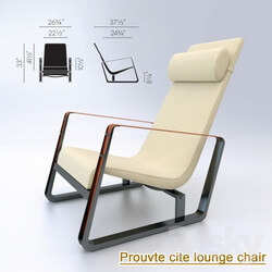 Arm chair - Prouve cite lounge chair 