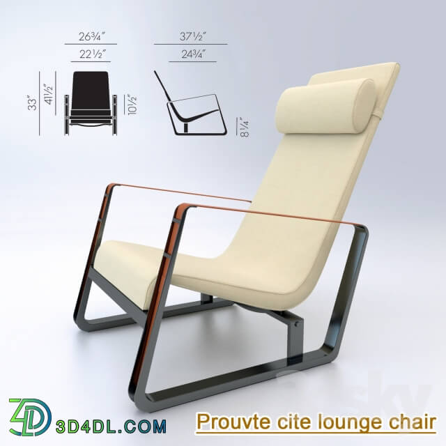 Arm chair - Prouve cite lounge chair