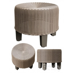 Wicker ottoman Ikea Sky 