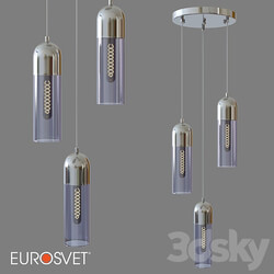 OM Pendant lamp Eurosvet 50180 3 smoky Airon Pendant light 3D Models 3DSKY 