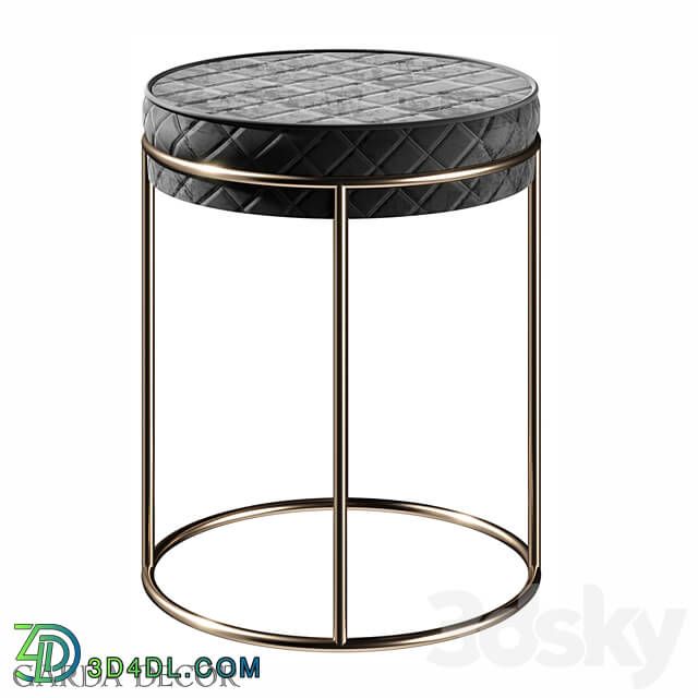 Banquet Velor Black Round GOLD GY BEN8178GOLD BL Garda Decor 3D Models 3DSKY