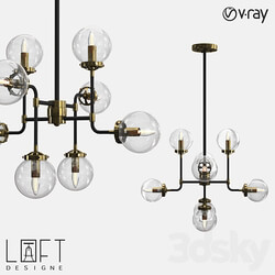 Chandelier LoftDesigne 681 model Pendant light 3D Models 3DSKY 