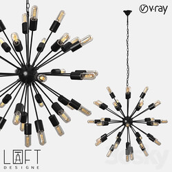 Chandelier LoftDesigne 696 model Pendant light 3D Models 3DSKY 