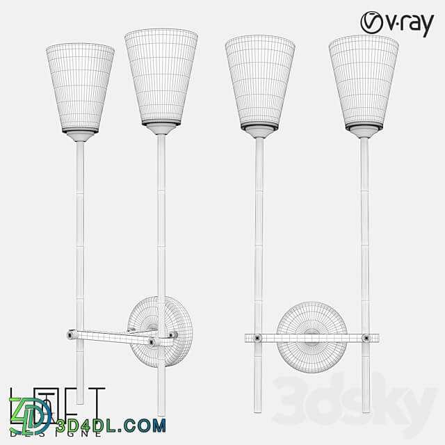 Wall lamp LoftDesigne 711 model 3D Models 3DSKY