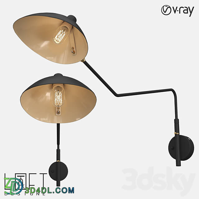 Wall lamp LoftDesigne 799 model 3D Models 3DSKY