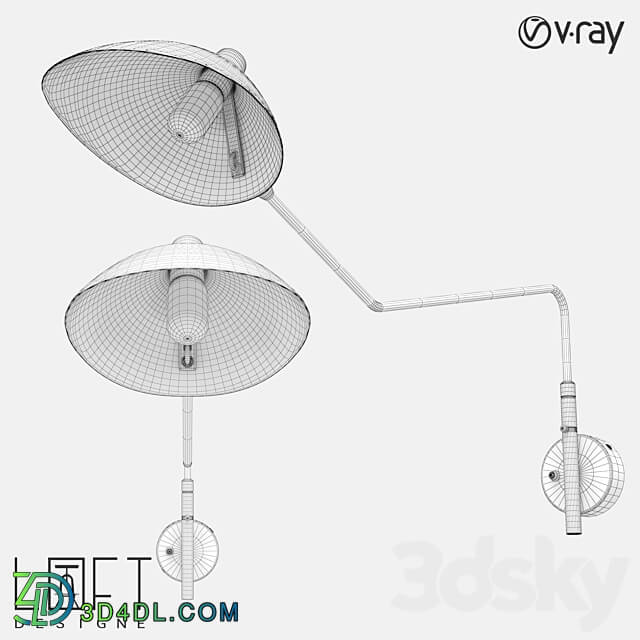 Wall lamp LoftDesigne 799 model 3D Models 3DSKY