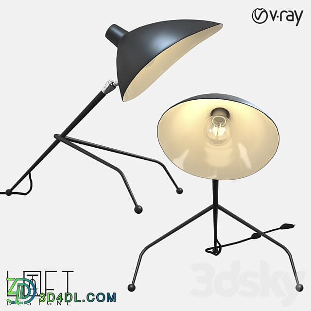 Table lamp LoftDesigne 883 model 3D Models 3DSKY