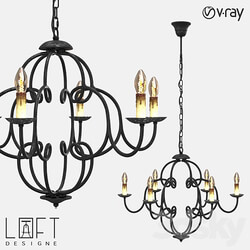 Chandelier LoftDesigne 1147 model Pendant light 3D Models 3DSKY 