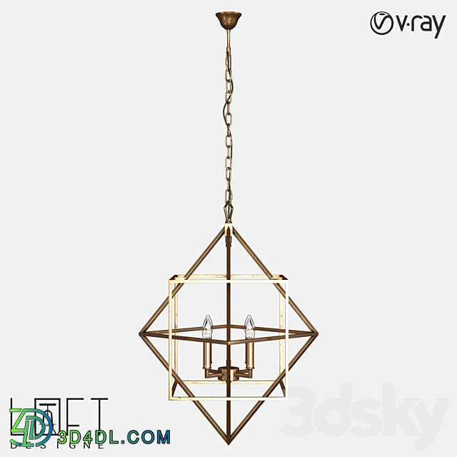 Chandelier LoftDesigne 1182 model Pendant light 3D Models 3DSKY