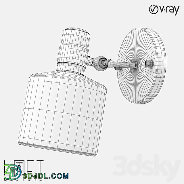 Wall lamp LoftDesigne 5530 model 3D Models 3DSKY