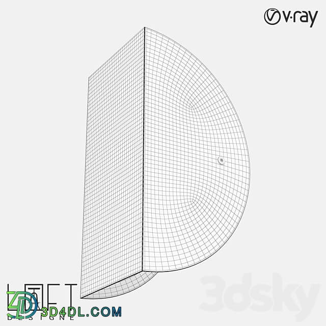 Wall lamp LoftDesigne 8208 model 3D Models 3DSKY