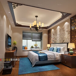 3D66 2016 Chinese Style Bedroom 1037 C006 