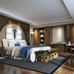 3D66 2016 Chinese Style Bedroom 1044 C013 