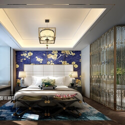3D66 2016 Chinese Style Bedroom 1046 C015 