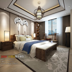 3D66 2016 Chinese Style Bedroom 1047 C016 