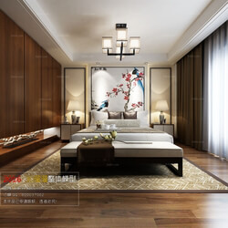 3D66 2016 Chinese Style Bedroom 1052 C021 