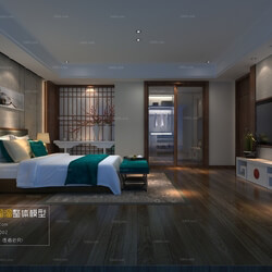 3D66 2016 Chinese Style Bedroom 1053 C022 