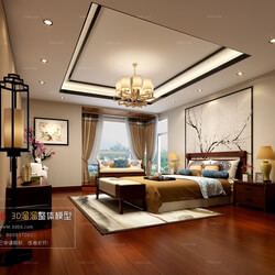 3D66 2016 Chinese Style Bedroom 1058 C027 
