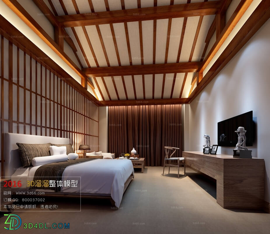 3D66 2016 Chinese Style Bedroom 1059 C028