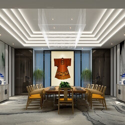 3D66 2016 Chinese Style Conference Room 1748 C011 