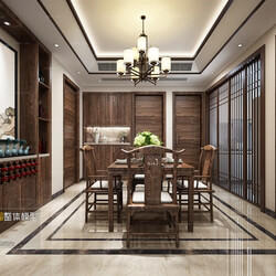 3D66 2016 Chinese Style Dining Room 867 C015 