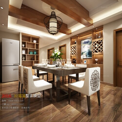 3D66 2016 Chinese Style Dining Room 869 C017 