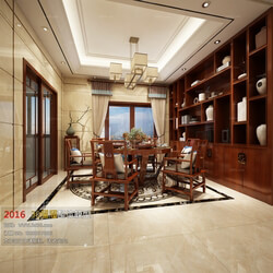 3D66 2016 Chinese Style Dining Room 871 C019 