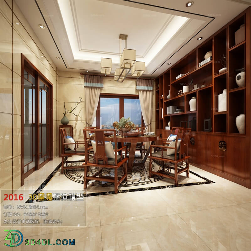 3D66 2016 Chinese Style Dining Room 871 C019