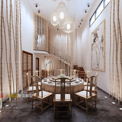 3D66 2016 Chinese Style Dining Room 881 C029 