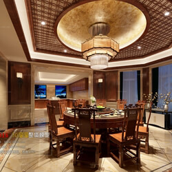 3D66 2016 Chinese Style Dining Room 882 C030 