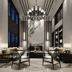 3D66 2016 Chinese Style Living Room Space 557 C020 