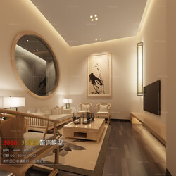 3D66 2016 Chinese Style Living Room 1276 C007 