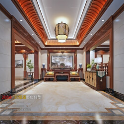 3D66 2016 Chinese Style Lobby 1284 C015 