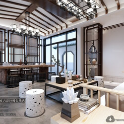 3D66 2016 Chinese Style Office Space 26516 C003 