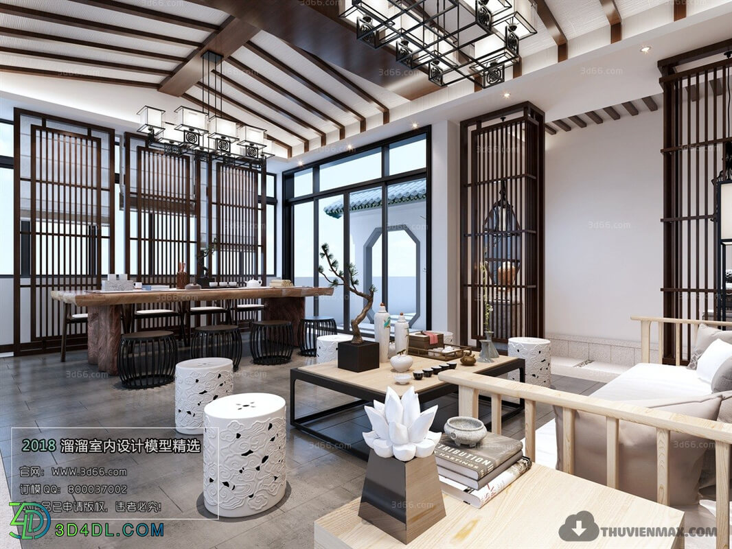 3D66 2016 Chinese Style Office Space 26516 C003