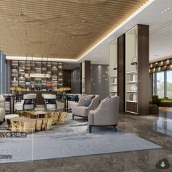 3D66 2016 Chinese Style Office Space 26534 C021 
