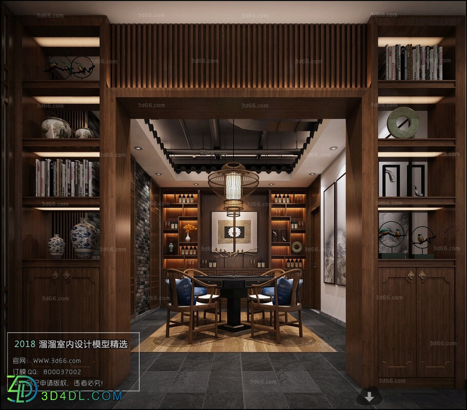 3D66 2016 Chinese Style Open Space 26194 C001