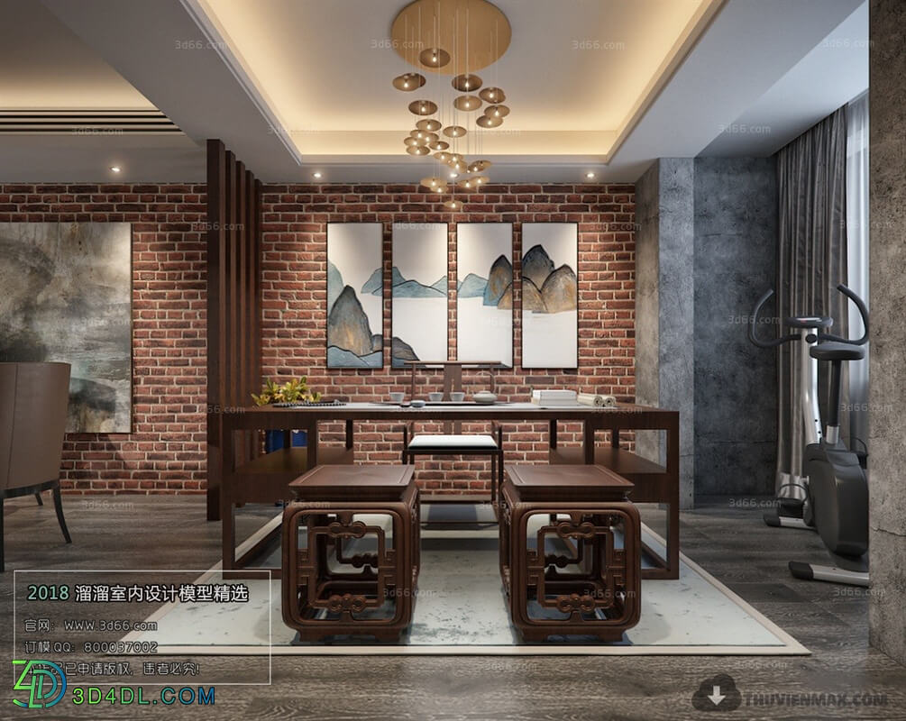 3D66 2016 Chinese Style Open Space 26206 C013