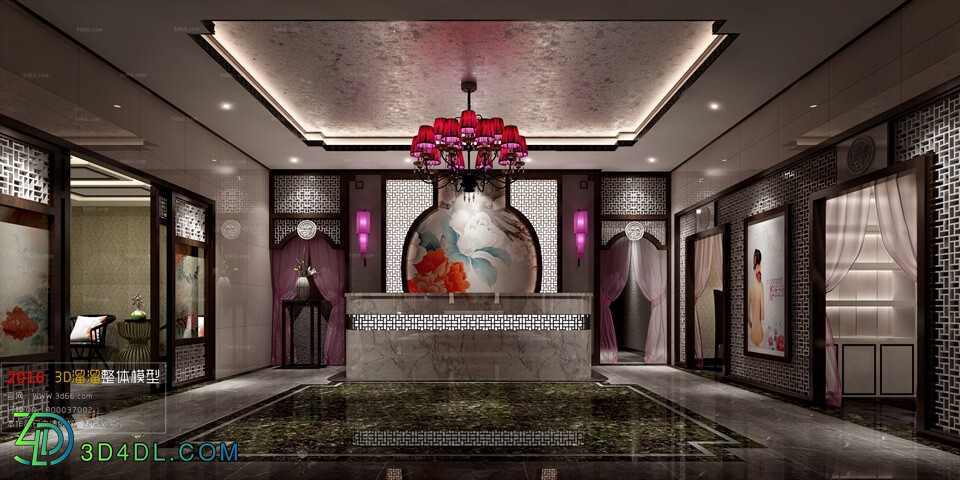 3D66 2016 Chinese Style Reception Hall 1367 C007