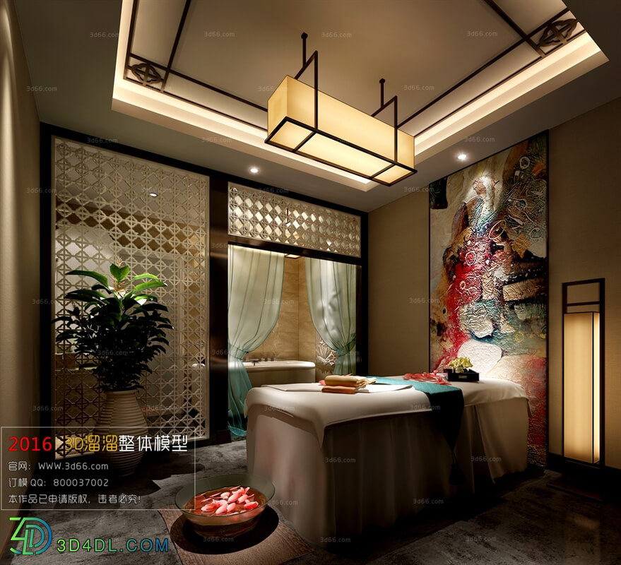 3D66 2016 Chinese Style Steam Room 1583 C002