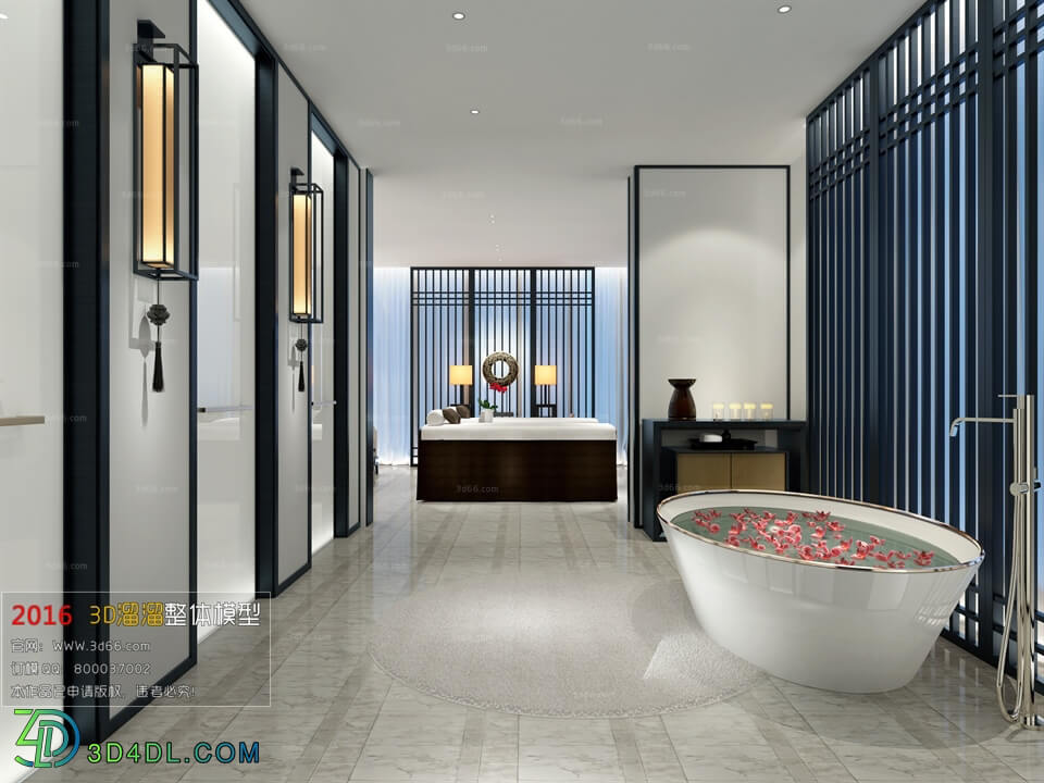 3D66 2016 Chinese Style Steam Room 1587 C006