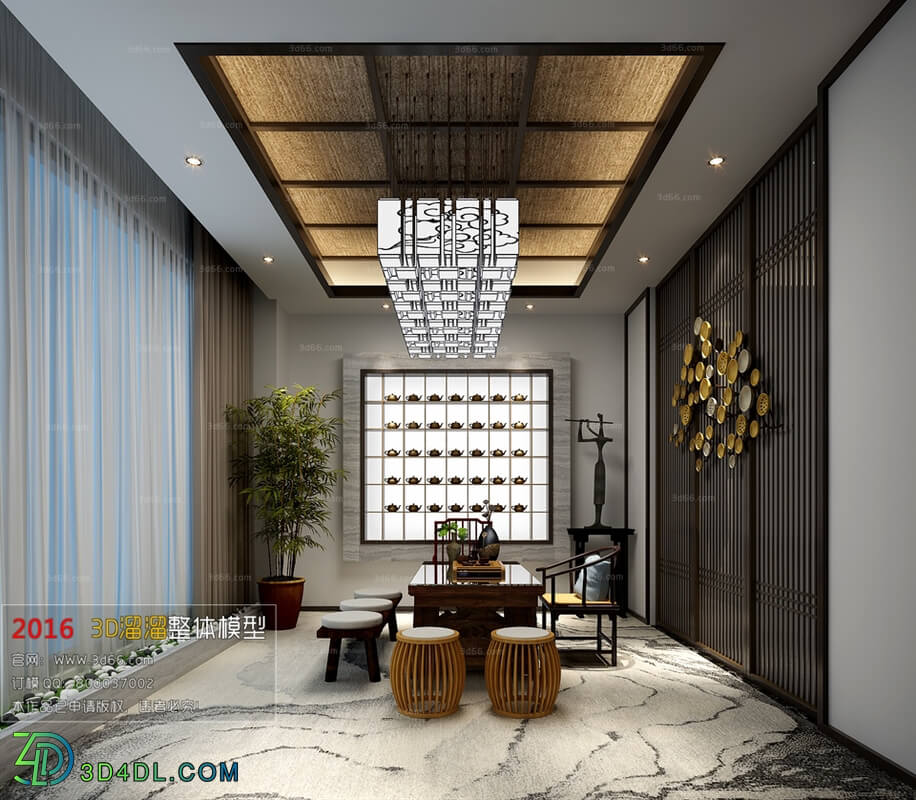 3D66 2016 Chinese Style Tea Room 1270 C001
